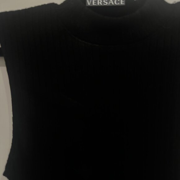 Zara Beaded Hem Black Mini Dress - Picture 3 of 4